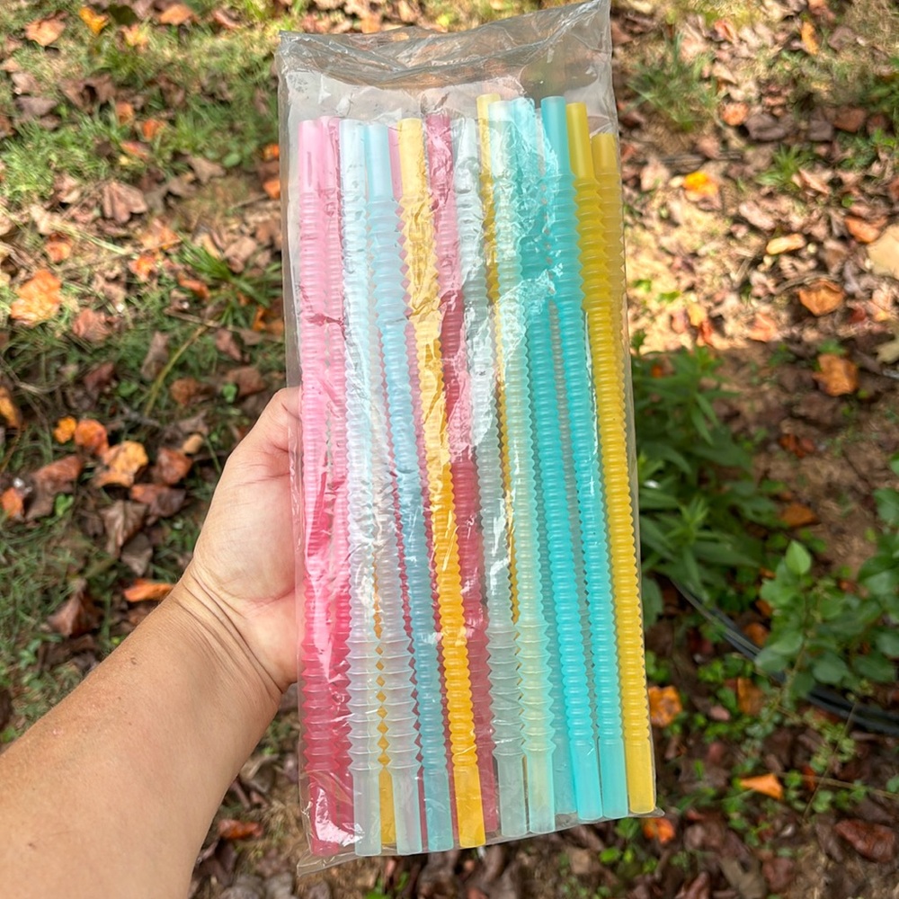 TUPPERWARE STRAWS (1 BAG OF 20 STRAWS)